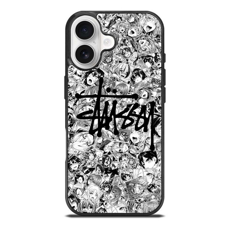 AHEGAO ANIME STUSSY iPhone 17 Case Cover