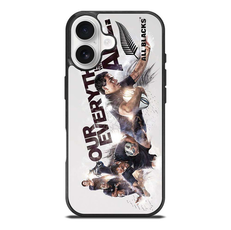 ALL BLACKS NEW ZEALAND RUGBY TEAM iPhone 17 Case Cover
