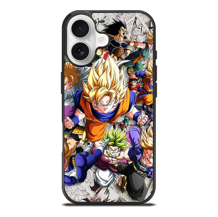 ALL SAIYAN DRAGON BALL iPhone 17 Case Cover