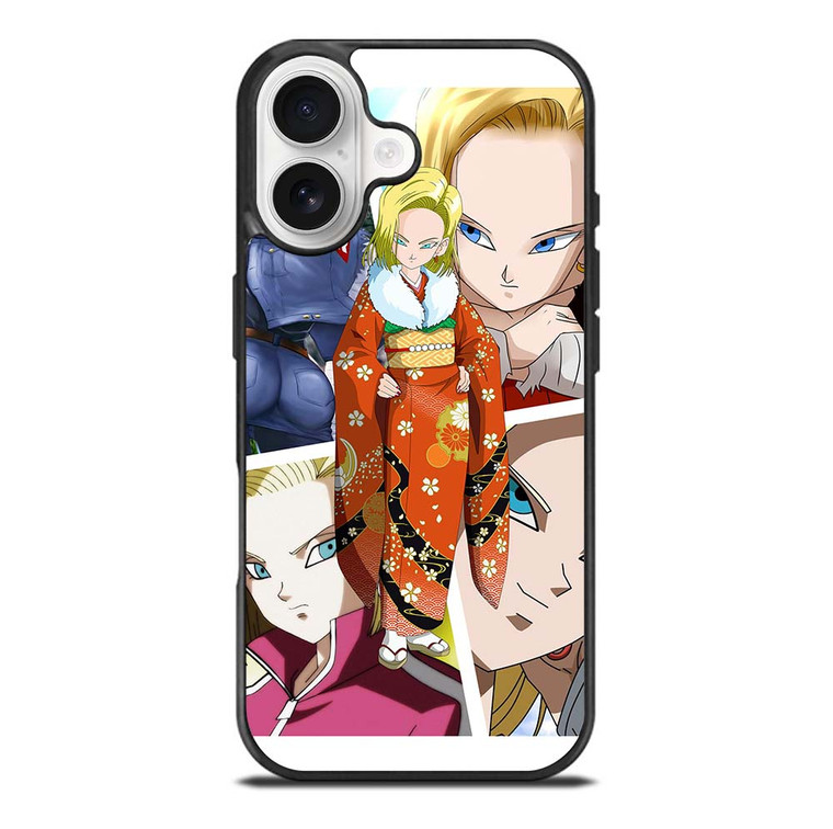 ANDROID 18 DRAGON BALL SUPER iPhone 17 Case Cover