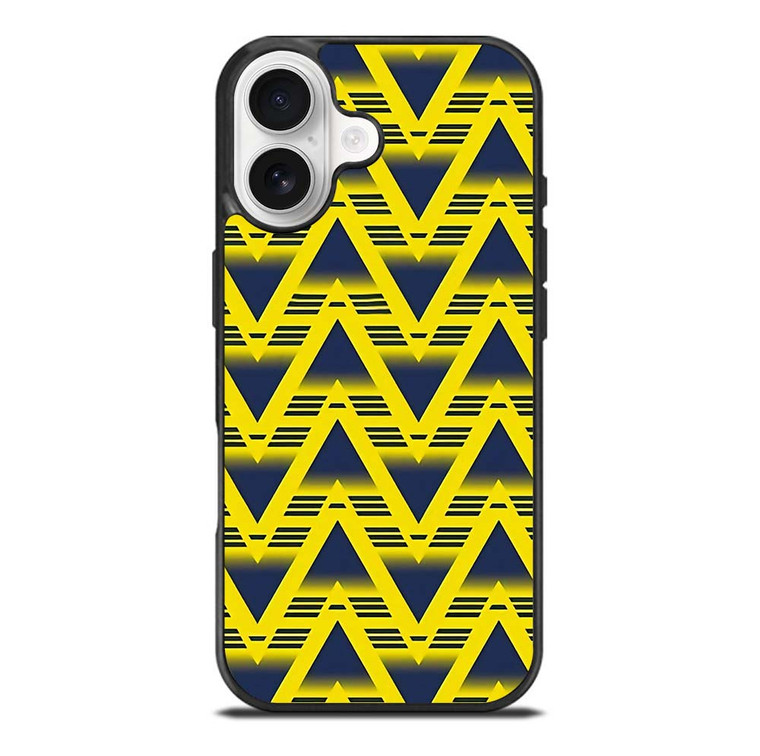 ARSENAL YELLOW RETRO PATTERN iPhone 17 Case Cover