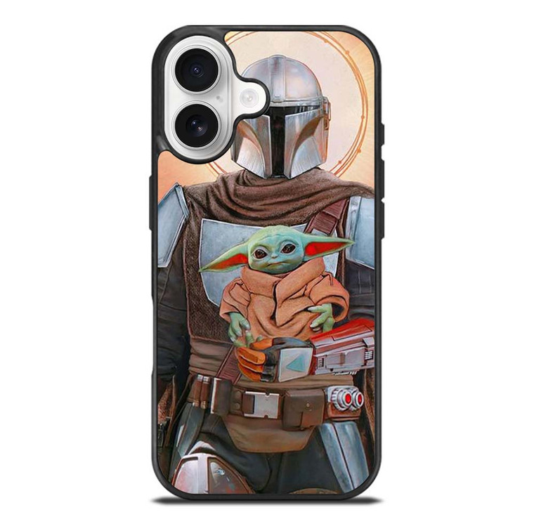 BABY YODA AND THE MANDALORIAN STAR WARS iPhone 17 Case Cover