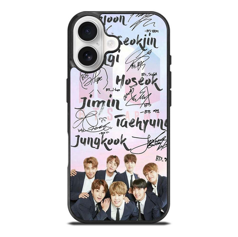 BANGTAN BOYS BTS SIGNATURE iPhone 17 Case Cover