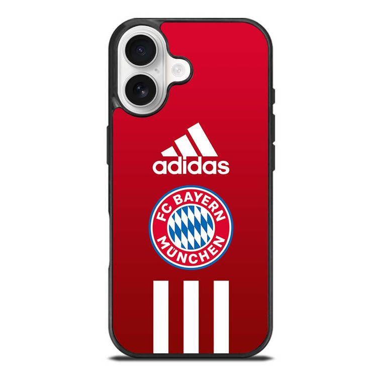 BAYERN MUNCHEN FC ADIDAS STRIPES iPhone 17 Case Cover