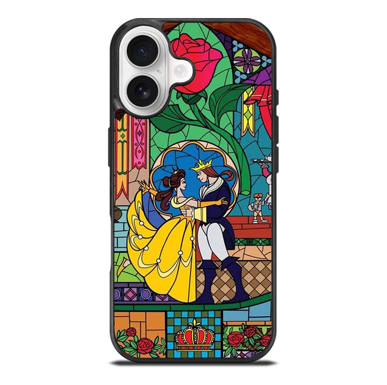 BEAUTY AND THE BEAST SETENED GLASS iPhone 17 Case Cover