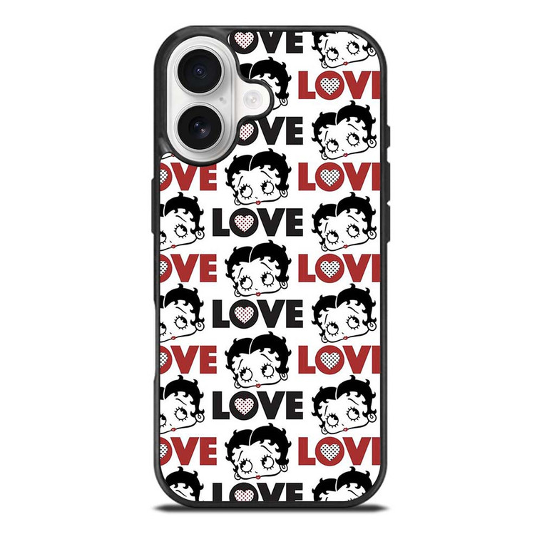 BETTY BOOP LOVE iPhone 17 Case Cover