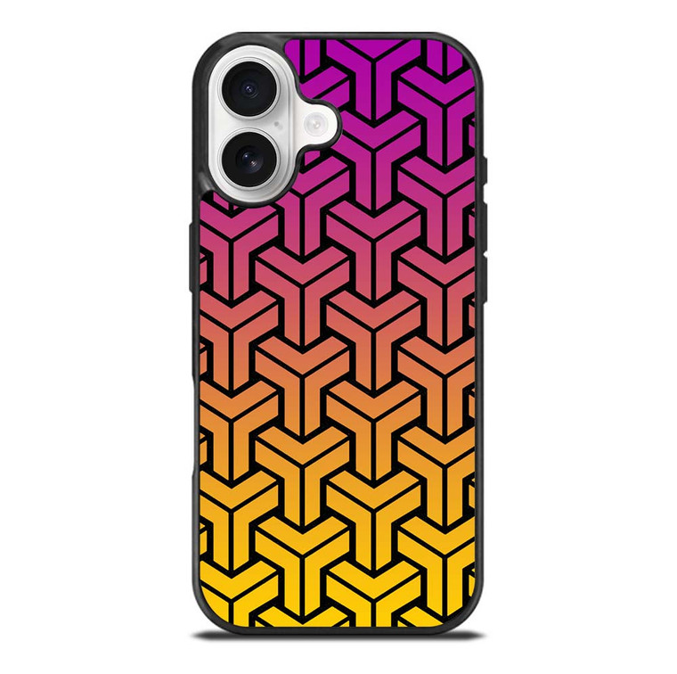 BLACK MAMBA YELLOW PURPLE PATTERN iPhone 17 Case Cover