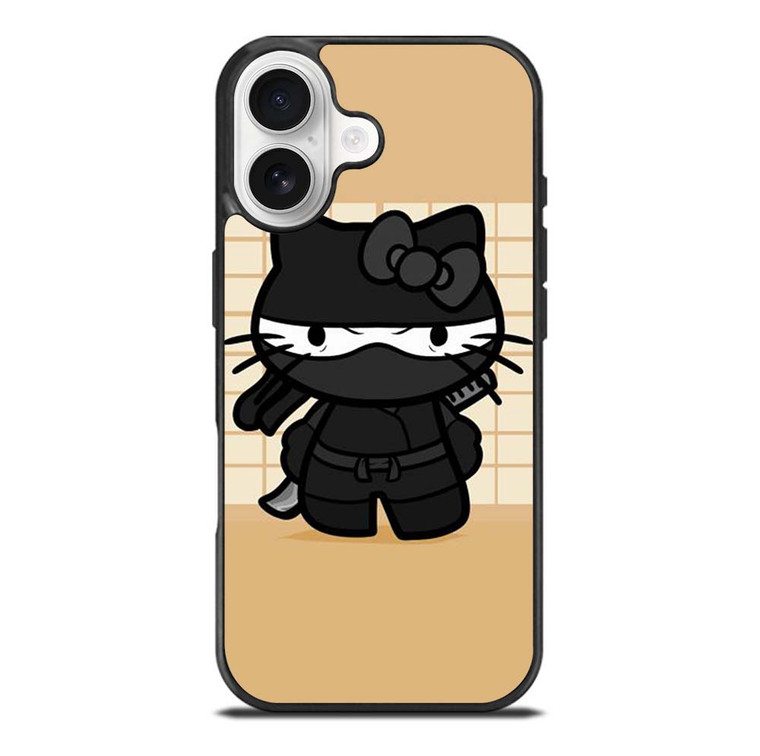 BLACK NINJA HELLO KITTY NINJA iPhone 17 Case Cover