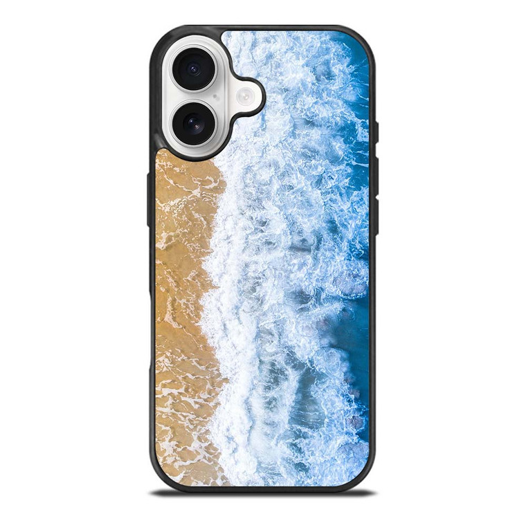 BLUE BEACH WAVES iPhone 17 Case Cover