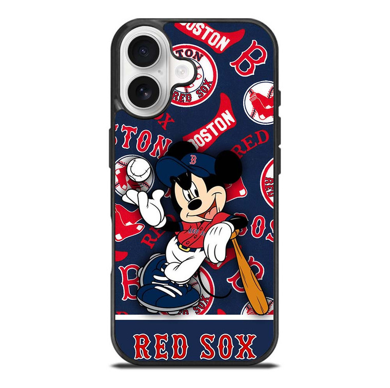 BOSTON RED SOX MICKEY MOUSE iPhone 17 Case Cover