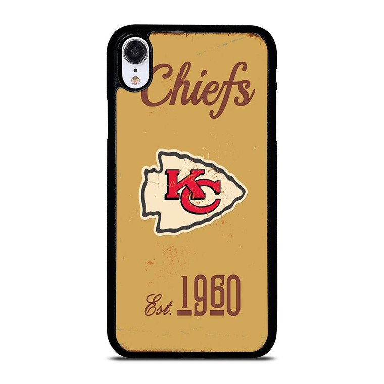 KANSAS CITY CHIEFS RUSTY LOGO iPhone XR Case Cover