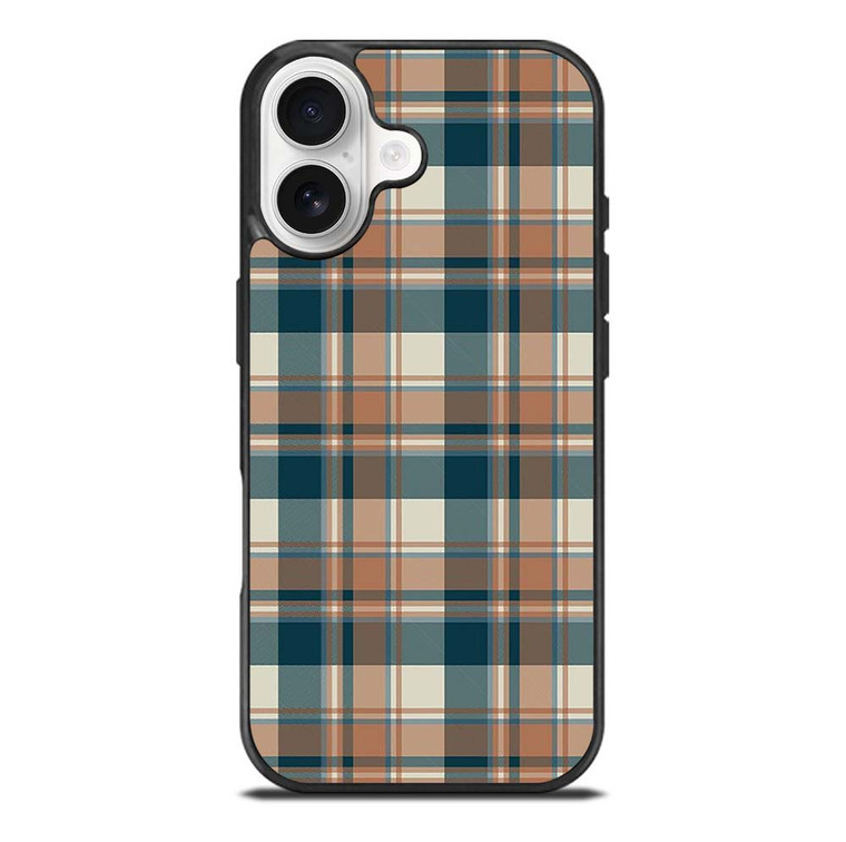 CHECK CLASSIC DARK PLAID FABRIC TEXTURES iPhone 17 Case Cover