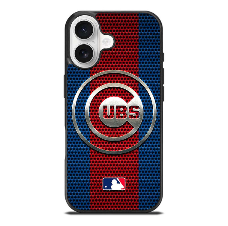 CHICAGO CUBS METAL LOGO iPhone 17 Case Cover