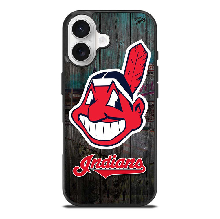 CLEVELAND INDIANS WOODEN LOGO iPhone 17 Case Cover