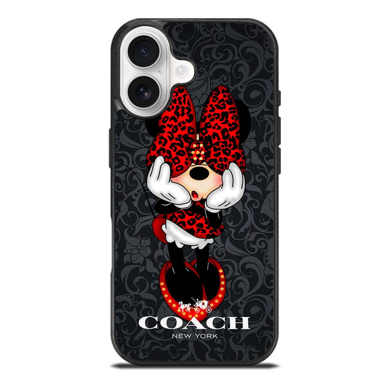 COACH MINNIE MOUSE CARTOON iPhone 17 Case Cover