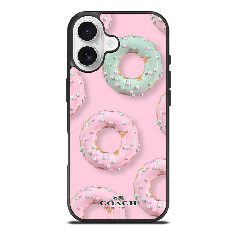 COACH NEW YORK LOGO DONUTS ICON iPhone 17 Case Cover