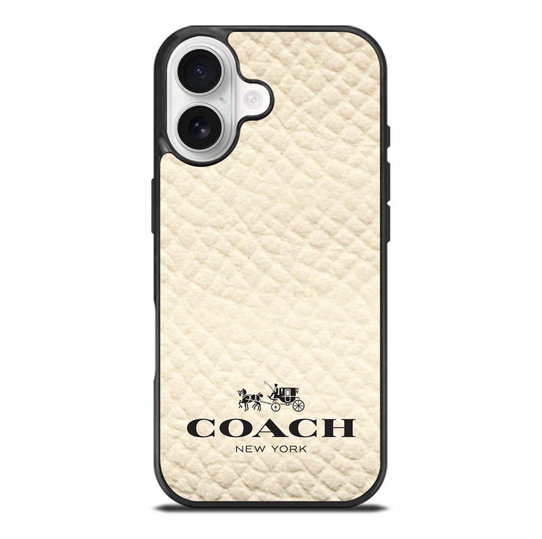 COACH NEW YORK WHITE iPhone 17 Case Cover