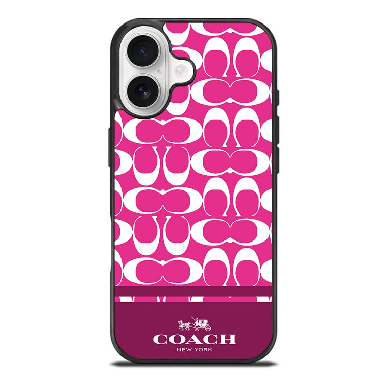 COACH PINK NEW YORK iPhone 17 Case Cover