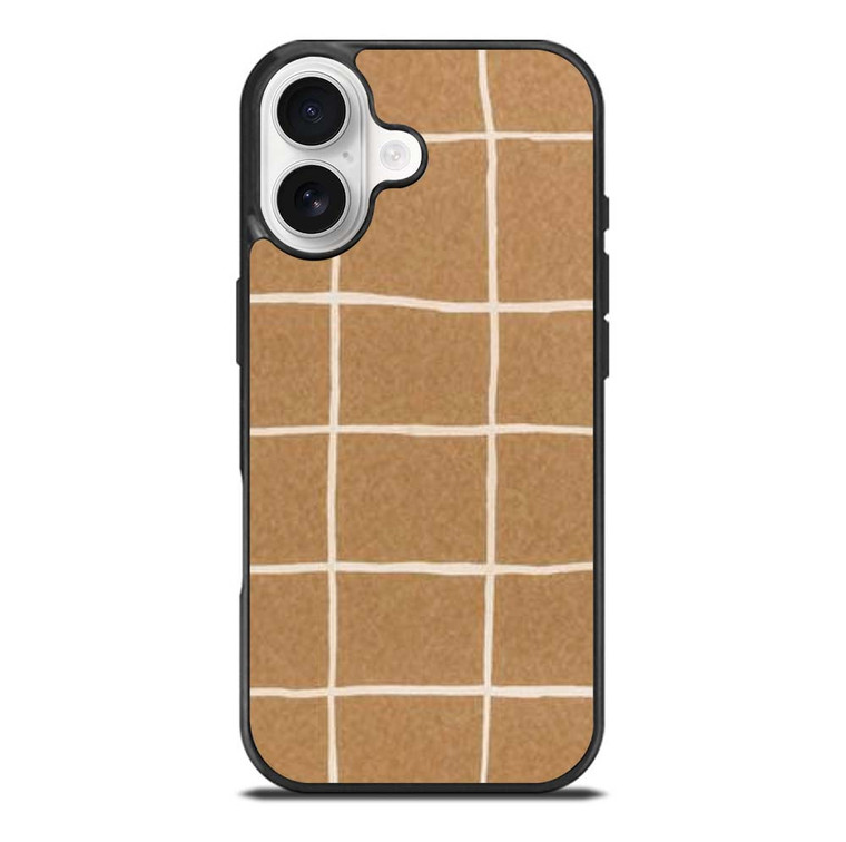COQUETTE BROWN PATTERN iPhone 17 Case Cover