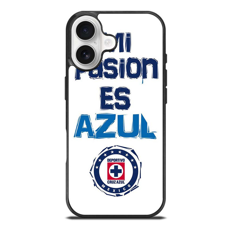 CRUZ AZUL FOOTBALL QUOTE iPhone 17 Case Cover