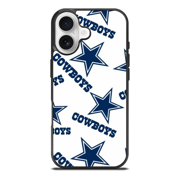DALLAS COWBOYS LOGO PATTERN iPhone 17 Case Cover
