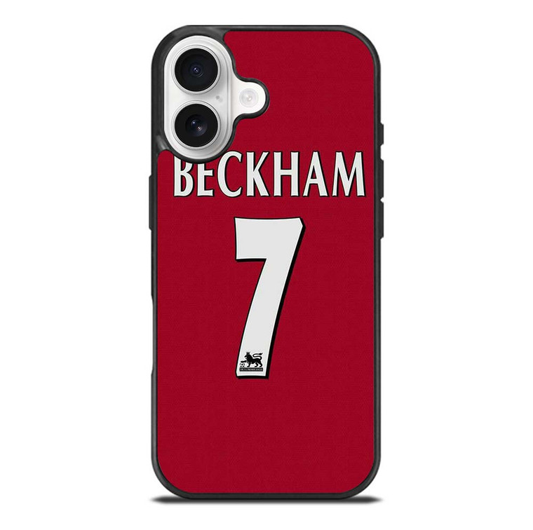 DAVID BECKHAM JERSEY MANCHESTER UNITED iPhone 17 Case Cover