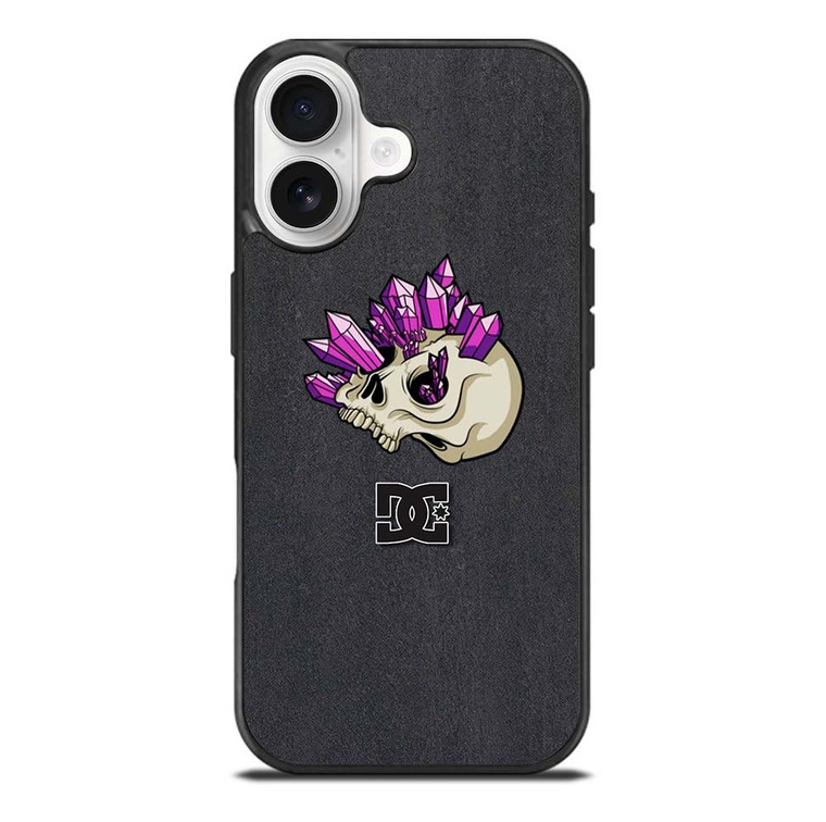 DC SHOES LOGO EMERALD SKULL iPhone 17 Case Cover
