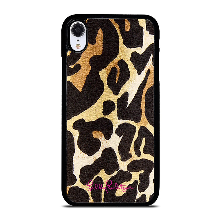 LILLY PULITZER LEOPARD PATTERN iPhone XR Case Cover
