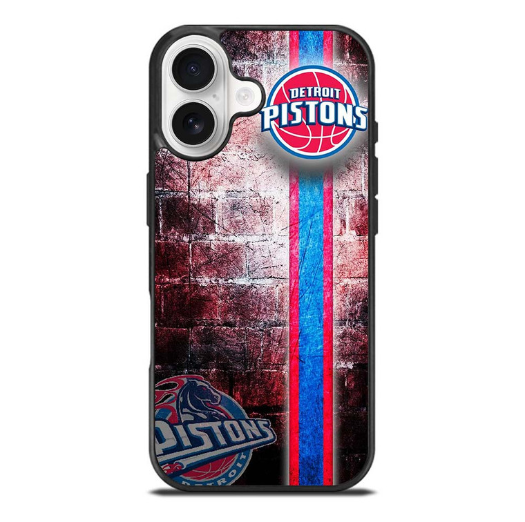 DETROIT PISTONS WALL LOGO iPhone 17 Case Cover