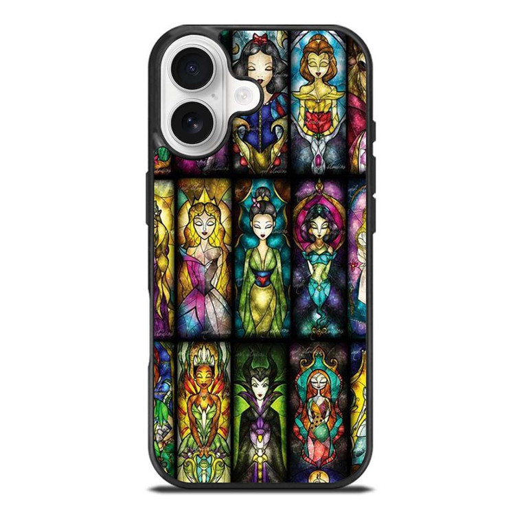 DISNEY PRINCESS STAINED GLASS iPhone 17 Case Cover