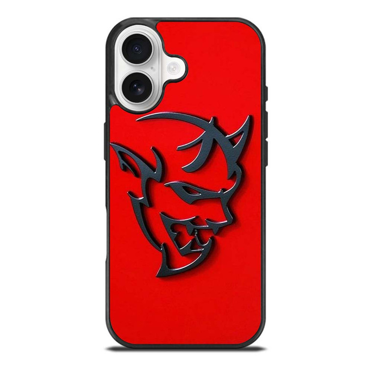 DODGE DEMON LOGO RED iPhone 17 Case Cover
