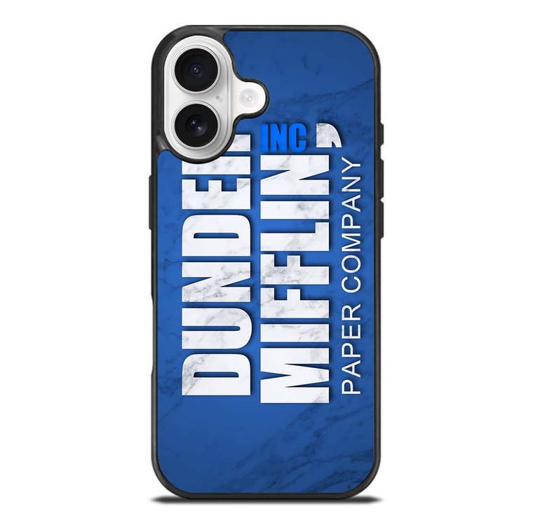 DUNDER MIFFLIN LOGO MARBLE iPhone 17 Case Cover