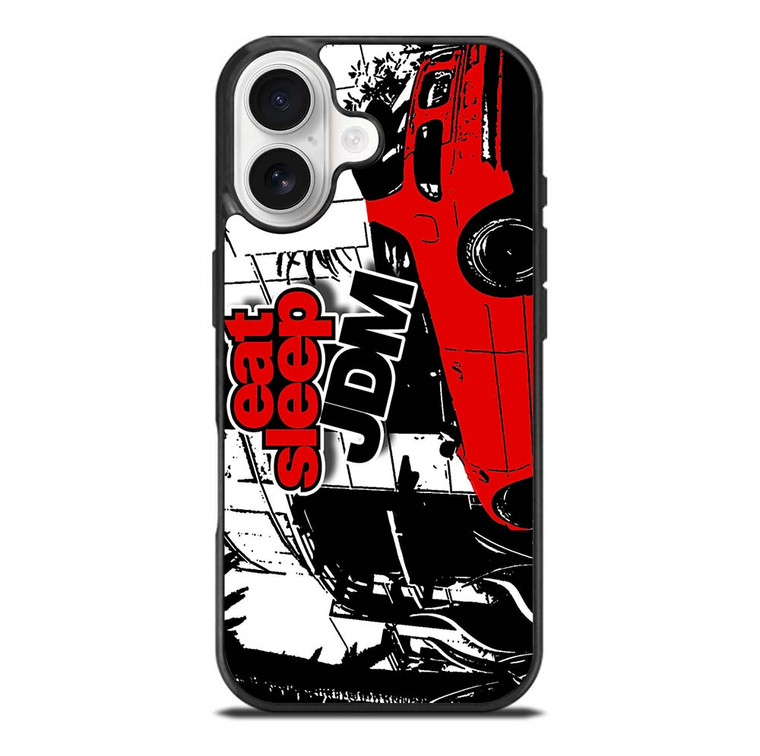 EAT SLEEP JDM ART iPhone 17 Case Cover
