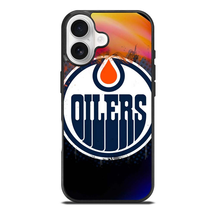 EDMONTON OILERS FIRE LOGO iPhone 17 Case Cover