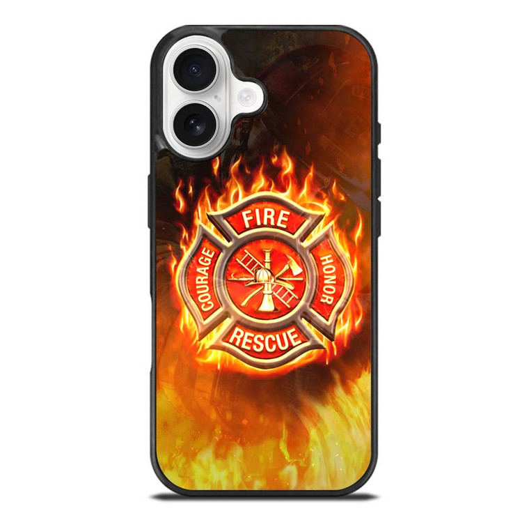 FIREFIGHTER FIREMAN FIRE LOGO iPhone 17 Case Cover