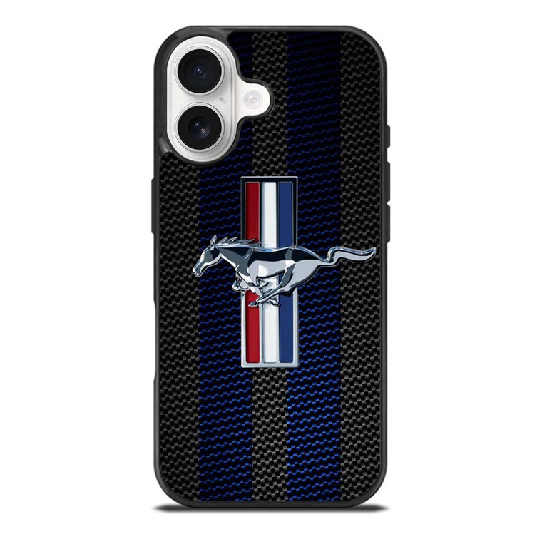 FORD MUSTANG STRIPE LOGO iPhone 17 Case Cover