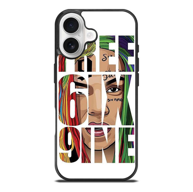 FREE 6IX9INE 69 SIXNINE CARTOON RAPPER iPhone 17 Case Cover