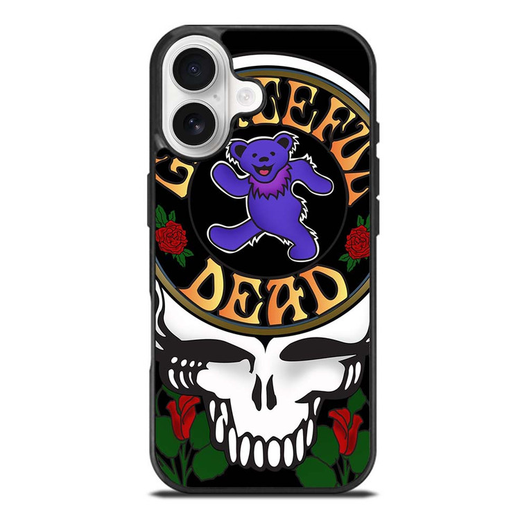 GRATEFUL DEAD FLORAL iPhone 17 Case Cover
