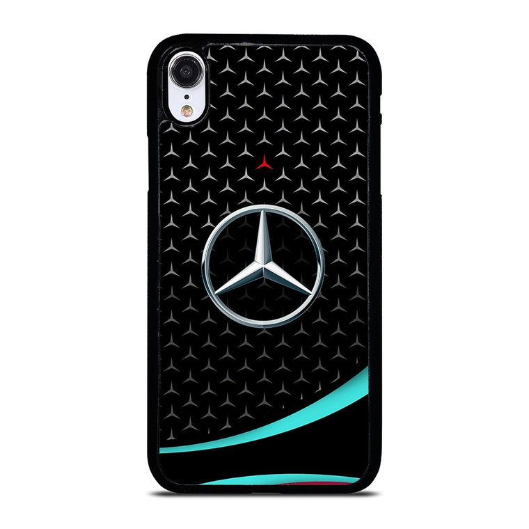 MERCEDES BENZ PATTERN LOGO iPhone XR Case Cover