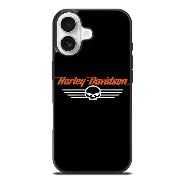 HARLEY DAVIDSON LOGO SKULL iPhone 17 Case Cover