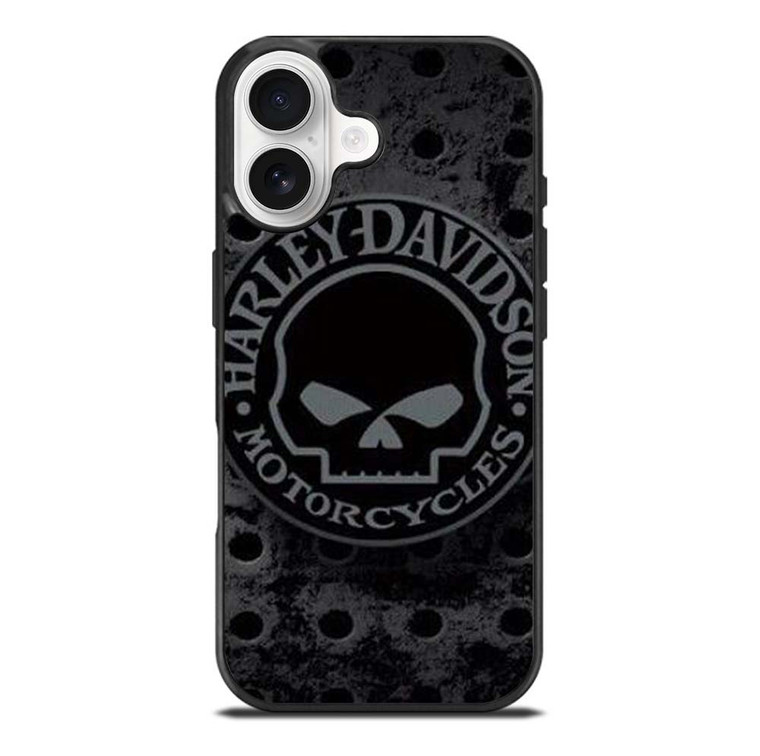 HARLEY DAVIDSON MOTORCYCLE IRON SKULL iPhone 17 Case Cover