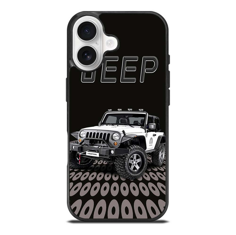 JEEP WHITE CAR iPhone 17 Case Cover