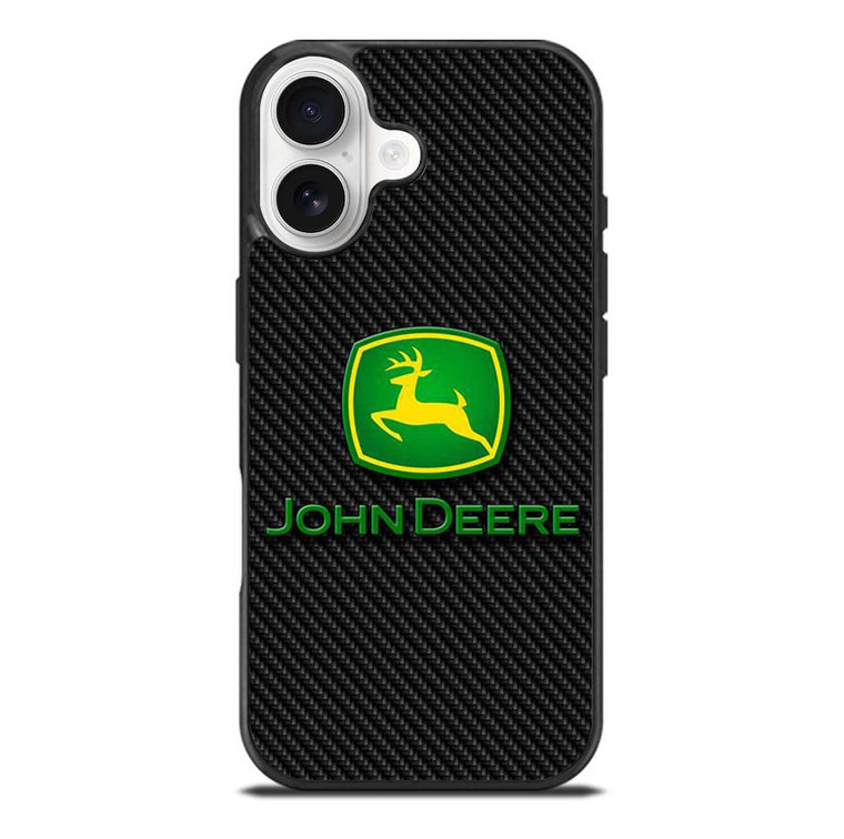 JOHN DEERE CARBON LOGO iPhone 17 Case Cover