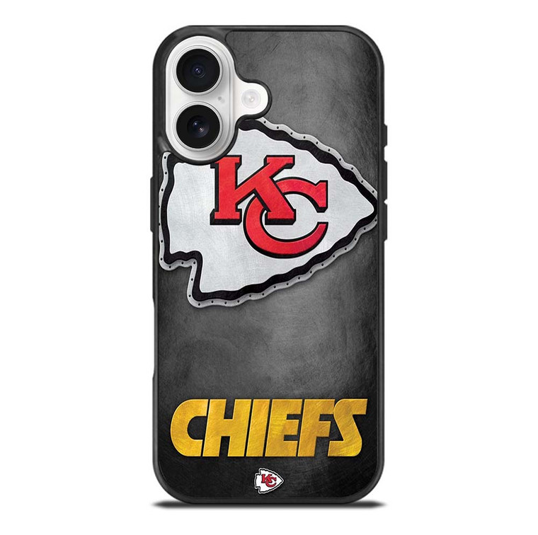 KANSAS CITY CHIEFS METAL LOGO iPhone 17 Case Cover