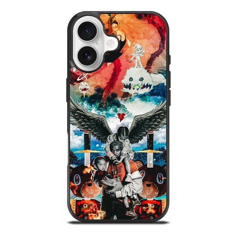 KANYE WEST ANGELS COLLAGE iPhone 17 Case Cover