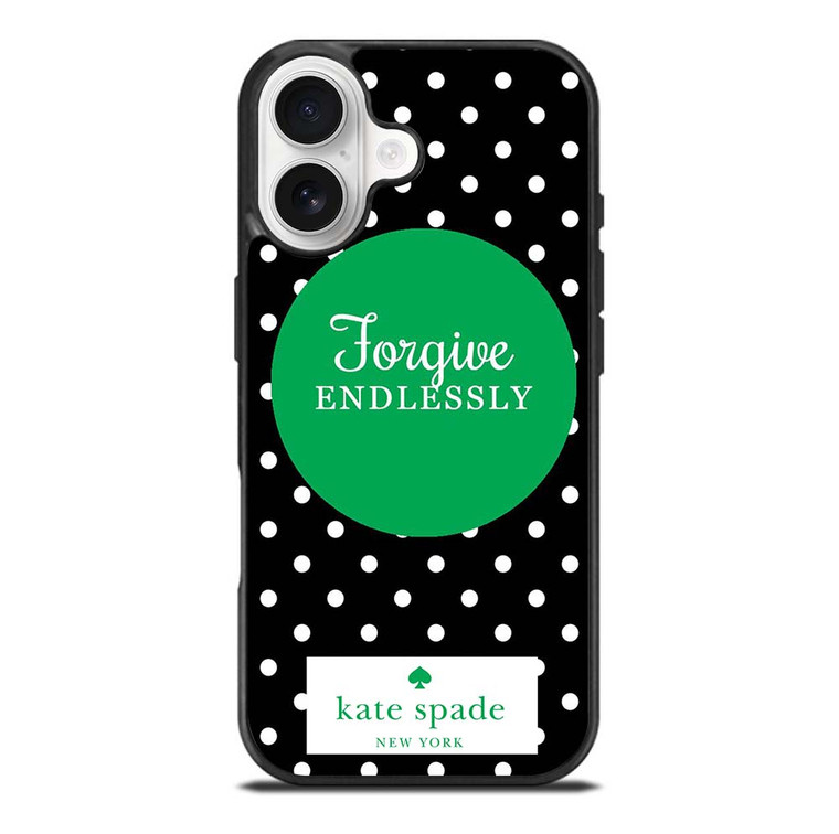 KATE SPADE NEW YORK FORGIVE ENDLESSLY iPhone 17 Case Cover