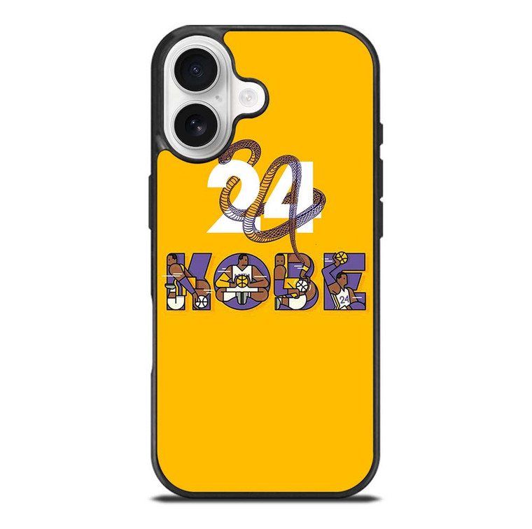 KOBE BRYANT LA LAKERS ICON iPhone 17 Case Cover