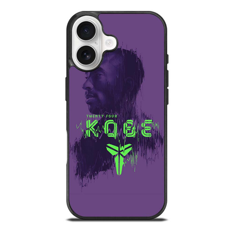 KOBE BRYANT TWENTY FOUR BLACK MAMBA iPhone 17 Case Cover