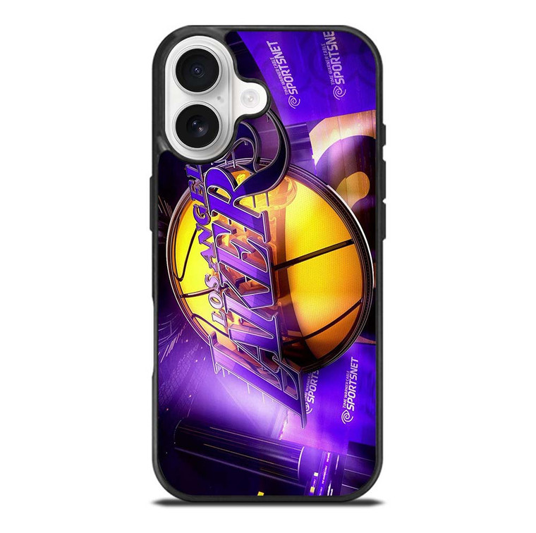 LA LAKERS 3D LOGO iPhone 17 Case Cover