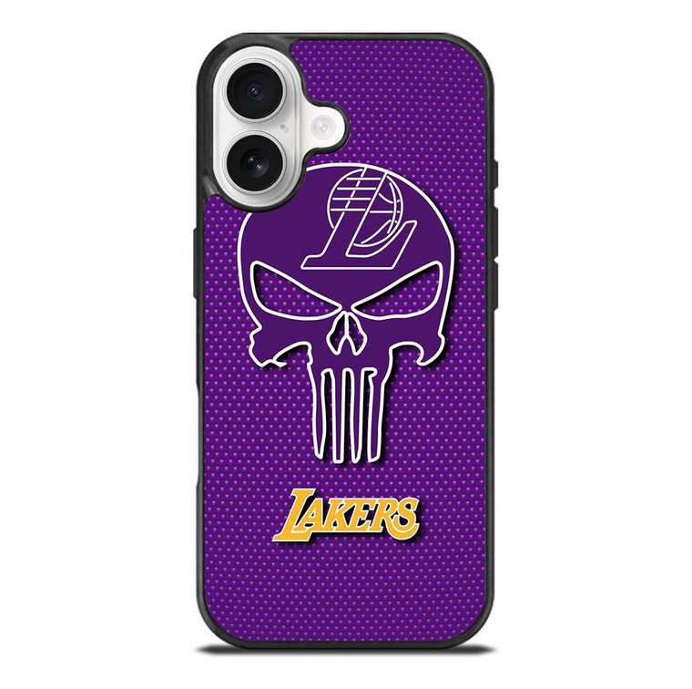 LA LAKERS PUNISHER LOGO iPhone 17 Case Cover